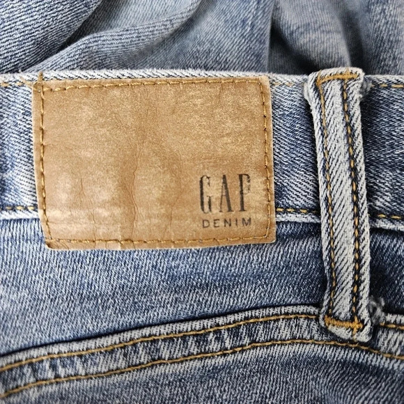 GAP Denim Skinny Jeans Medium Indigo Wash Mid Rise - Picture 5 of 7